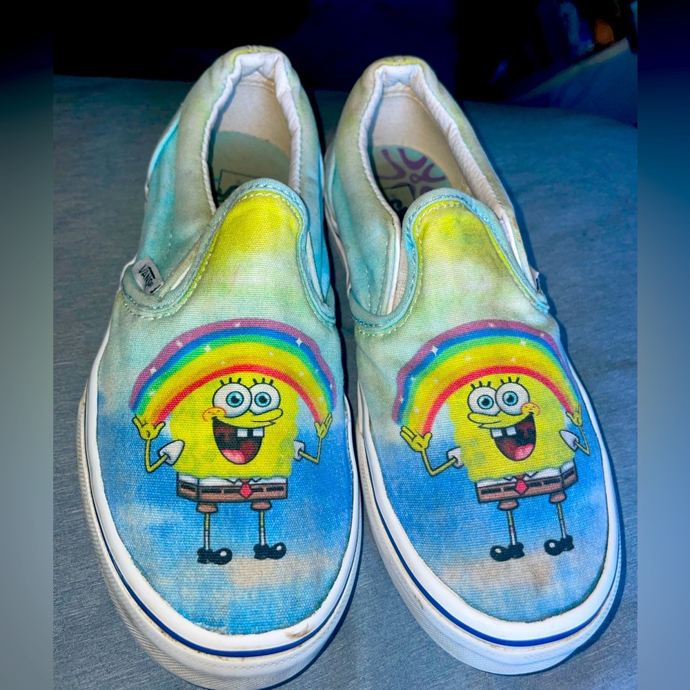 SpongeBob Vans Size 2 kids boys unisex